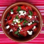 Roasted red peppers
