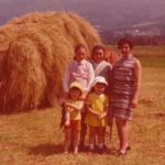 My family and I, on my grandmother's farm.